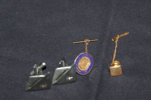 lot 333 image: Cufflinks and Tie Pins