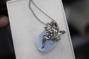 lot 350 image: Fairy Pendant and Necklace