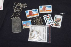lot 363 image: Commemorative Stamp Pins