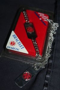 lot 365 image: Medical Bracelet and Necklace