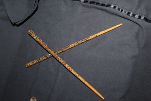 lot 371 image: Ornate Chopsticks
