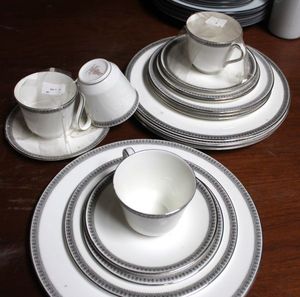 lot 15 image: Dishes Royal Doulton Ravenswood Fine Bone China