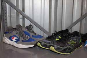 lot 39 image: Mens Tennis Shoes, Champion and NewBalance size 11 and Size 9.5