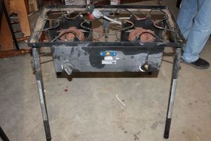 lot 60 image: Two Burner Propane Cooker