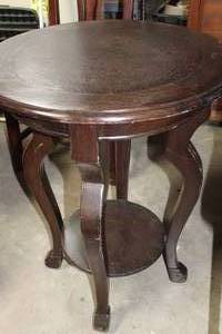 lot 140 image: Wooden Accent Table