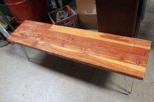lot 97 image: Wooden Bench 59x15x18