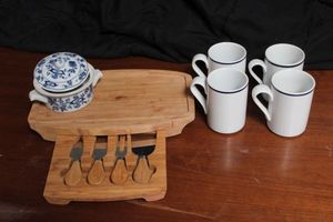 lot 159 image: Cheese Platter and Dishes