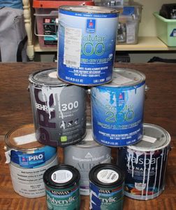 lot 241 image: Interior House Paint, Mostly 34 or more full
