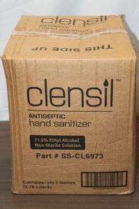 lot 245 image: One Case (Four Gallons Jugs) Clensil Anteseptic Hand Sanitizer