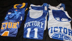 lot 268 image: Victory Basketball Practice Jerseys and Football Jerseys