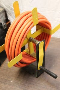lot 272 image: Air Hose On Mountable Hose Wheel