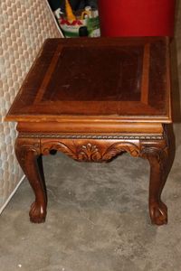 lot 279 image: Wood End Table28x24x23