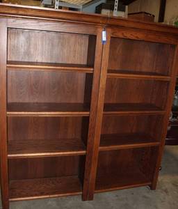 lot 298 image: Two Book cases 62x12x32(ea)64w wboth