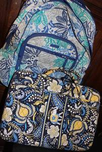 lot 283 image: Vera Bradley Back Pack and Laptop Bag