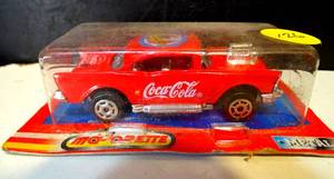 lot 126 image: MAJORETTE COCA COLA DIECAST 57 CHEVY RADIO GRILL CAR - 1997