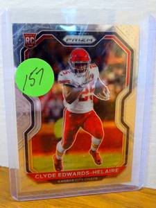 lot 157 image: CLYDE EDWARDS-HELAIRE 2020 Panini Prizm Rookie RC #328