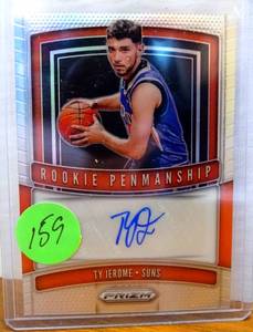 lot 159 image: 2019-20 Panini Prizm Ty Jerome Rookie Penmanship Auto Autograph #RP-TJ RC