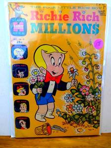 lot 178 image: $$ VINTAGE 1969 HARVEY COMICS - RICHIE RICH MILLIONS #37