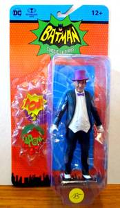 lot 185 image: McFARLANE TOYS - BATMAN RETRO TV SERIES THE PENGUIN 6 INCH ACTION FIGURE - NIP $$