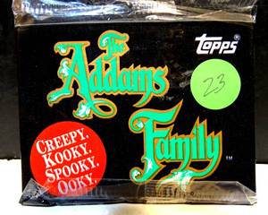 lot 23 image: 1991 Topps - The Adams Family Sealed Pack - 8 CARDS