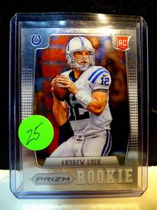 lot 25 image: ROOKIE CARD - ANDREW LUCK ROOKIE CARD 2012 PRIZM RC #203 $$