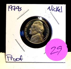 lot 29 image: 1979S PROOF NICKEL
