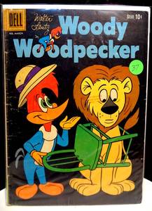 lot 37 image: AMAZING 1959 Feb-Mar WOODY WOODPECKER Comic Book No 52 DELL COMICS $$
