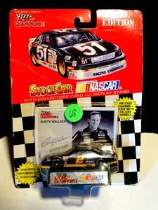 lot 68 image: 1994 NASCAR RACING CHAMPIONS #2 FORD MOTORSPORTS RUSTY WALLACE DIECAST CAR 164