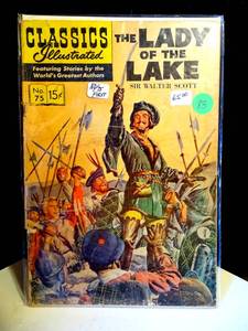 lot 83 image: VINTAGE 1950 CLASSICS ILLUSTRATED - THE LADY OF THE LAKE $$