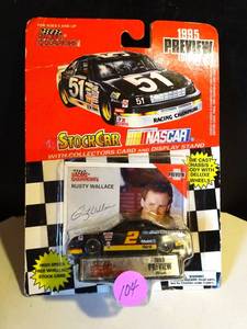 lot 104 image: Racing Champions Stock Car #2 Rusty Wallace NASCAR 1995 Preview Ford Motorsport
