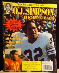 lot 245 image: O.J. Simpson Magazine Looking Back Special Career Tribute $$