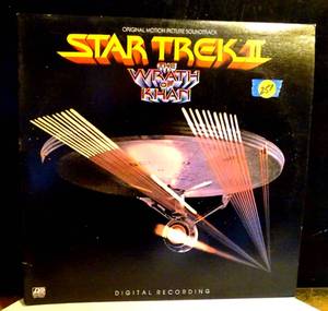 lot 251 image: 1982 Star Trek II The Wrath Of Khan Vinyl Record Soundtrack Atlantic $$