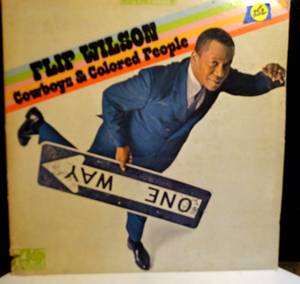 lot 252 image: VINTAGE Flip Wilson  Cowboys and Colored People  Vintage Vinyl Comedy LP 1967