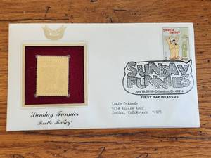 lot 23 image: Sunday Funnies First Day of Issue - Beetle Bailey