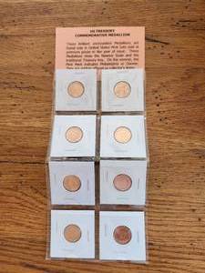 lot 53 image: U.S. Treasury commemorative medallion set