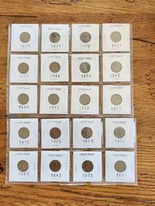 lot 62 image: Selection of Wheat Pennies