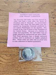 lot 77 image: 1981 Kennedy Half Dollar - Gem Proof condition