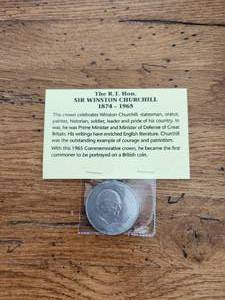 lot 89 image: The R.T. Hon. Sir Winston Churchill 1965 Commemorative coin