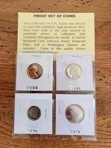 lot 95 image: Proof set of Coins