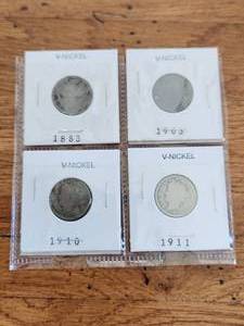 lot 113 image: Selection of V-Nickels