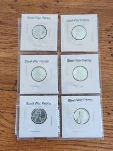 lot 119 image: Selection of 1943 Steel war pennies