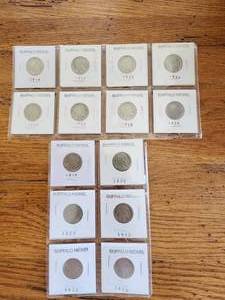 lot 125 image: Selection of Buffalo Nickels