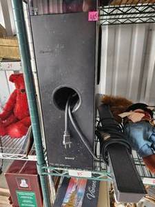 lot 85 image: Sony sub-woofer and sound bar with remote