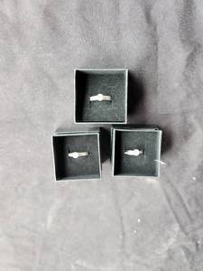 lot 245 image: Selection of rings in boxes