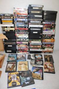 lot 19 image: VHS and DVD movies