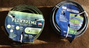 lot 8 image: Flextreme contractor garden hose and Members Mark professional garden hose