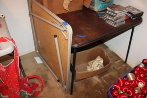 lot 108 image: 2 folding card tables