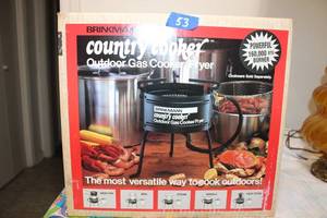 lot 53 image: Outdoor gas cooker fryer