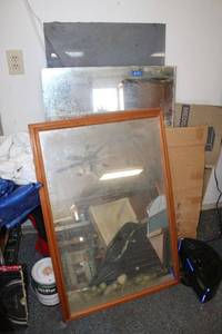 lot 217 image: Mirrors and glass tiles