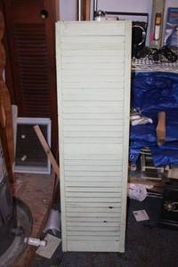 lot 221 image: Wood shutter doors